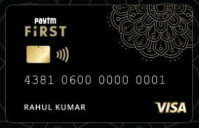 paytm first credit card