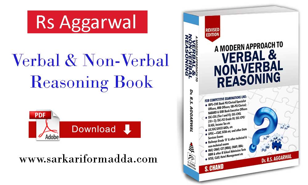 Rs Aggarwal Aptitude Test Book Pdf Free Download